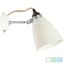 Verstellbare Bone China-Wandleuchte HECTOR MEDIUM