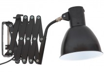 Scherenlampe zur Wandbefestigung in Schwarz oder Silber von Edition Casa Lumi, Bild 4
