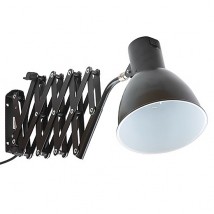 Scherenlampe zur Wandbefestigung in Schwarz oder Silber von Edition Casa Lumi, Bild 6
