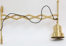 Irische Scherenleuchte aus Messing ACCORDION von Aire Lighting, Bild 6: Die maximale Ausladung beträgt ca. 60 cm (Oberfläche momentan nicht lieferbar)