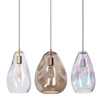 Unregelmäßige Glas-Tropfenleuchte in verschiedenen Farben - Casa Lumi