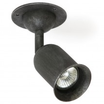 Handgearbeitete Strahlerleuchte aus Schmiedeeisen Ø 19 cm
