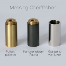 Elegante, moderne Glaskugel-Pendelleuchte (Borosilikatglas, Ø 15 bis 35 cm) von Schwung Home, Bild 2