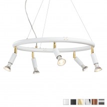 Ring-Deckenleuchte für Strahler STAR, Ø 50 cm