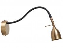 Nostalgischer Strahler an flexiblem Wandarm