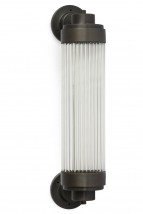 Pillar Offset: Exklusive Art Déco-Wandleuchte LED, Bad und Aussen