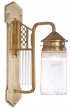 Wandleuchte mit Kristallglas-Behang CHARLOTTE