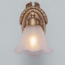 Kleine Wandleuchte mit Lorbeerkranz SOLON WL II von Art Nouveau Lamps, Bild 8