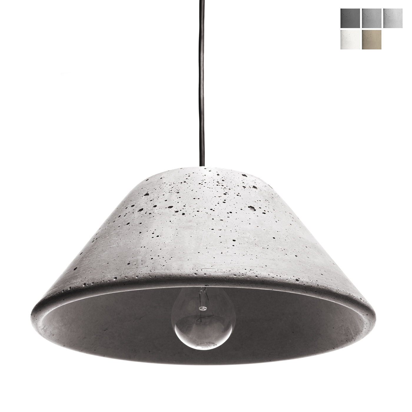 Timeless concrete suspended light OLYMPUS