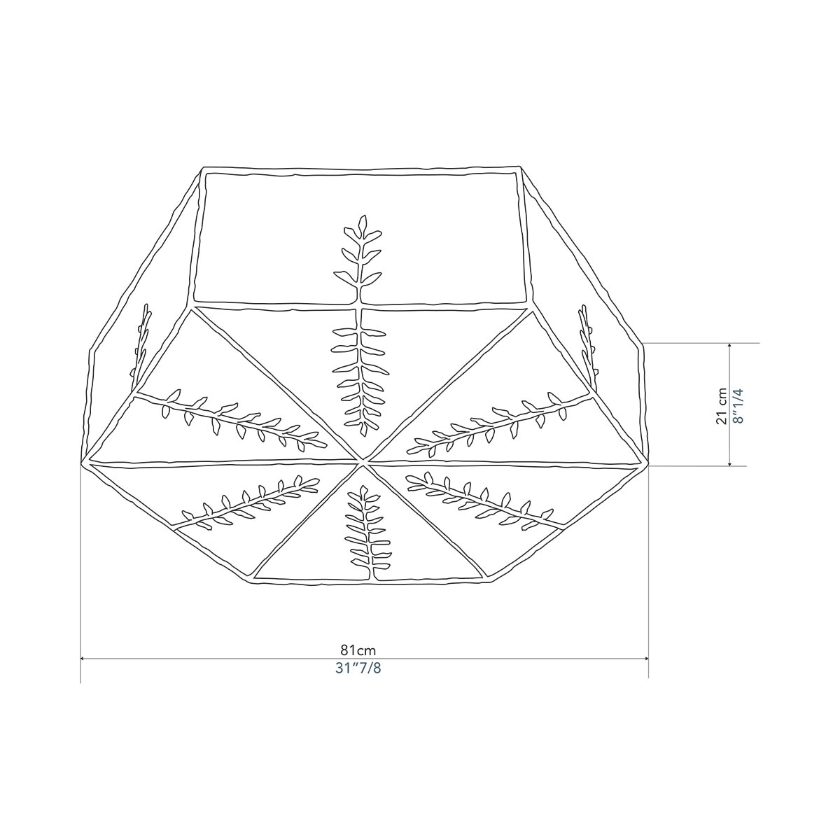Große Bronze-Deckenleuchte mit Textilschirm GRANDE SOPHIA, Bild 8 Große Bronze-Deckenleuchte mit Textilschirm GRANDE SOPHIA, Bild 8