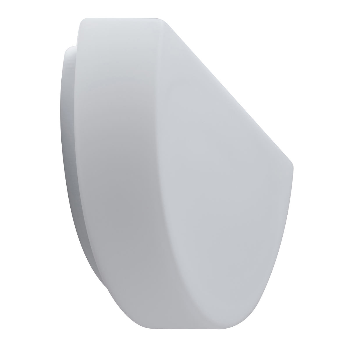Halbrunde Opalglas-Wandleuchte NALA: Die funktionalen Wandleuchten (hier Größe S) überzeugen mit elegantem, matten Opalglas und großem Einsatzspektrum