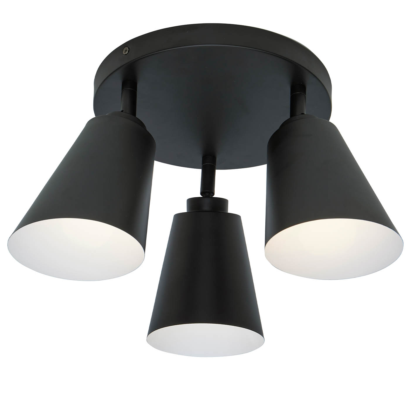 Moderne, dreiflammige Gelenk-Deckenleuchte Moderne, dreiflammige Gelenk-Deckenleuchte