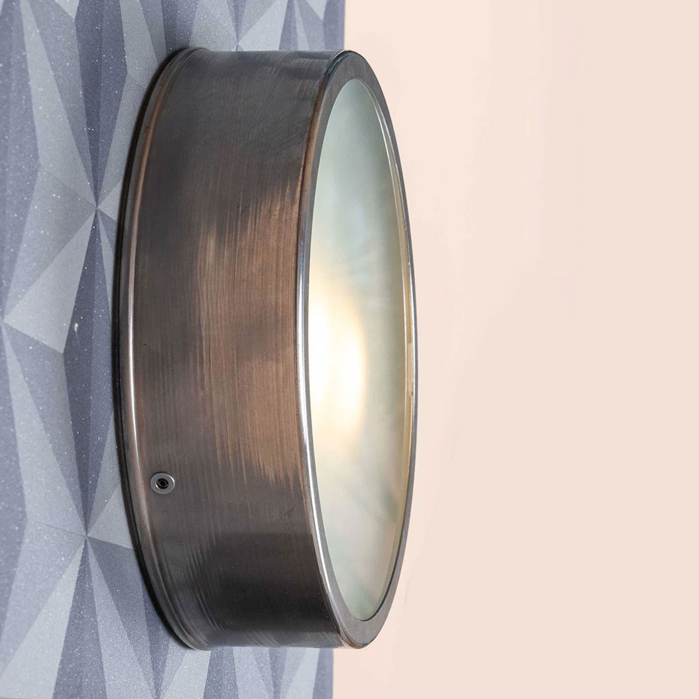 Kleine Bullaugen-Wandleuchte ZERO, Ø 22 cm