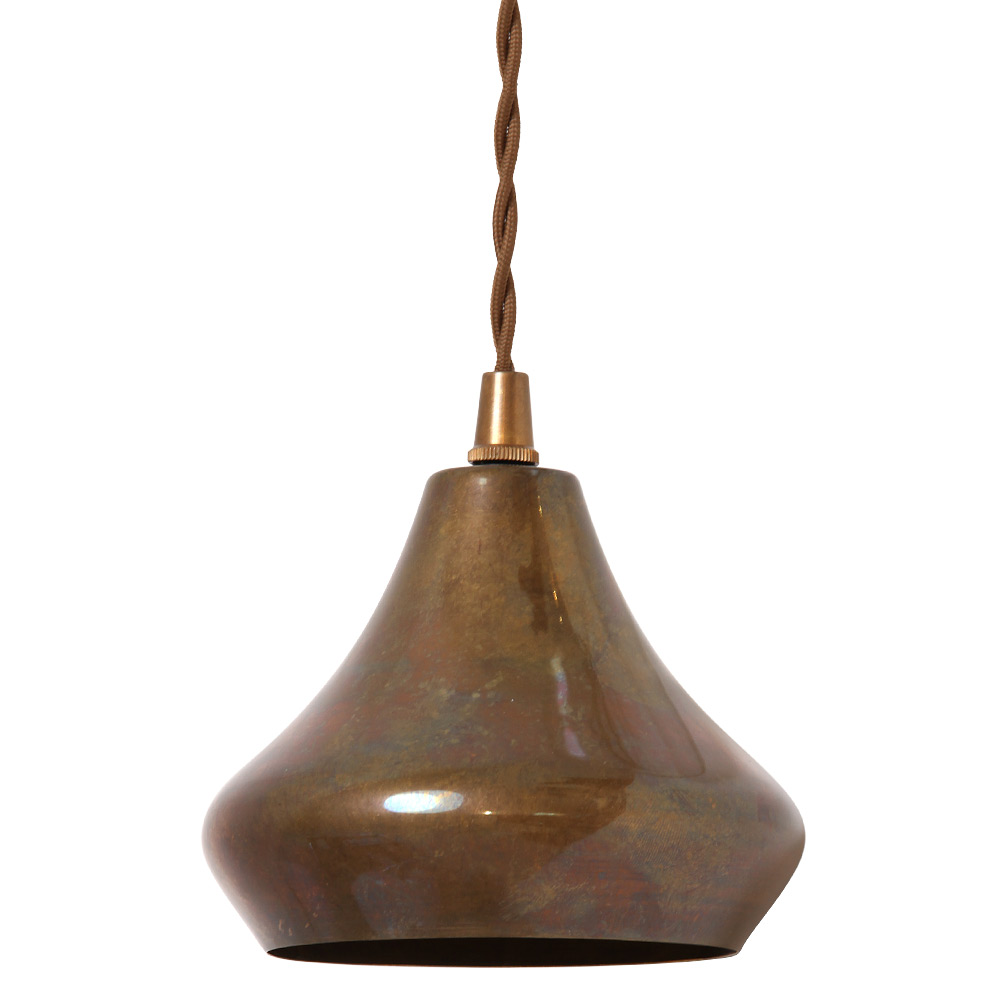 Small brass pendant lamp in Moroccan style