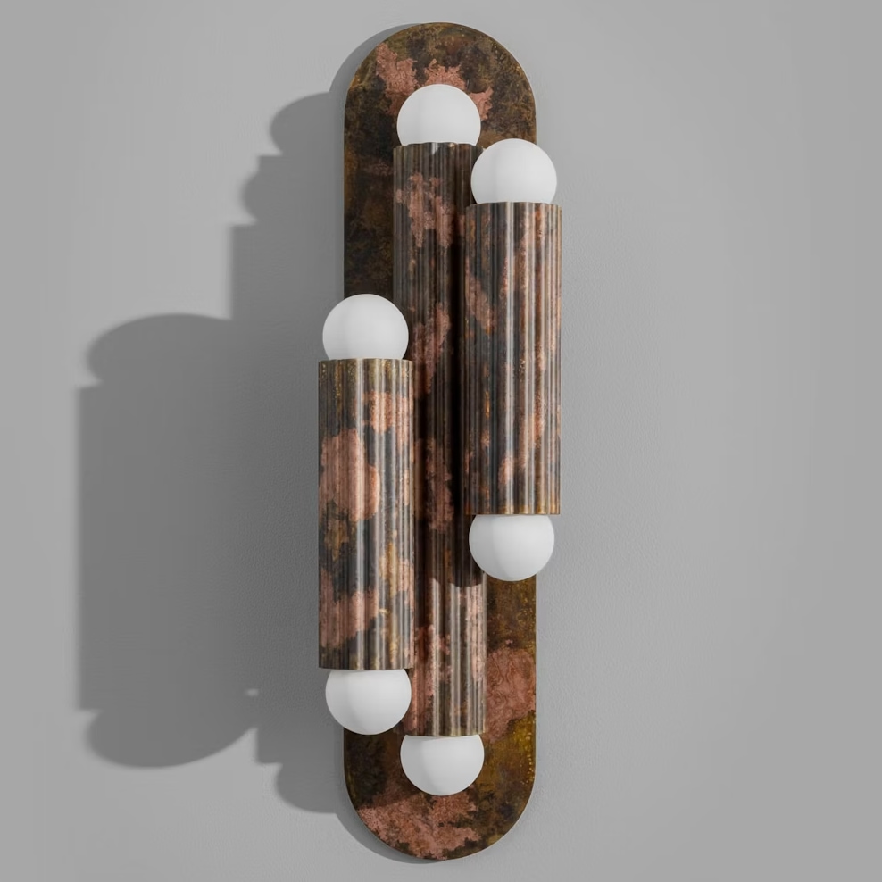 Flache Wandleuchte VESTA TRIPLE, zwei Größen