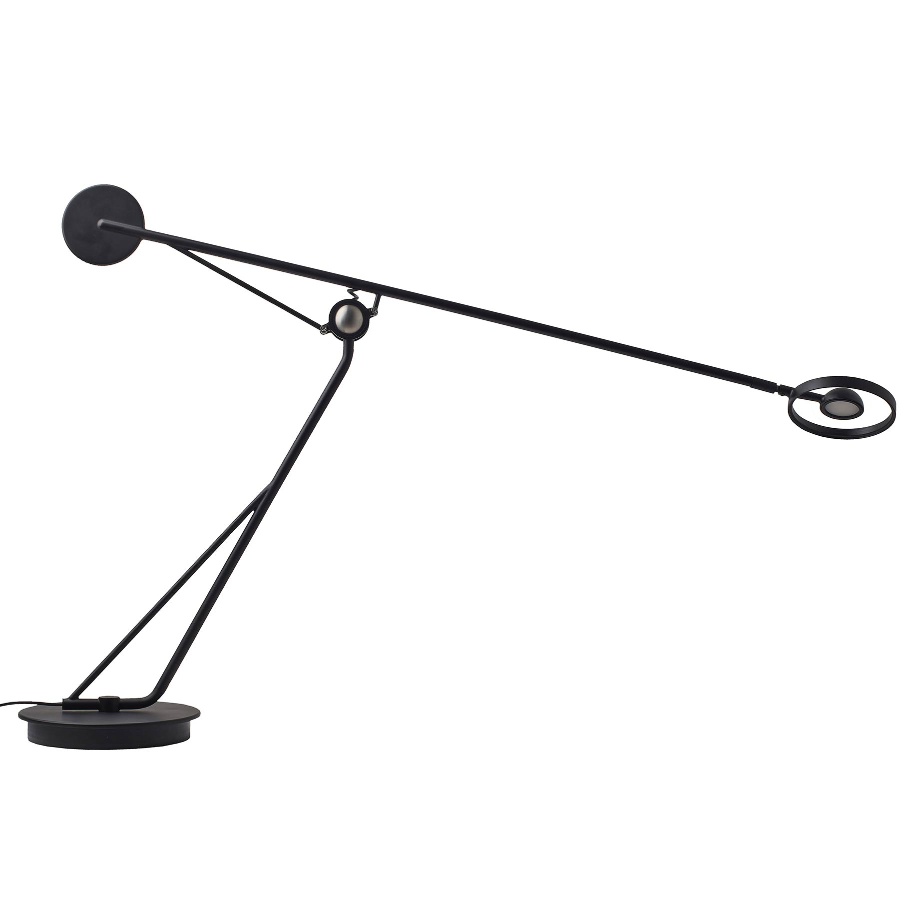 AARO: Filigran balancierte LED-Tischleuchte mit langem Arm, Bild 2
