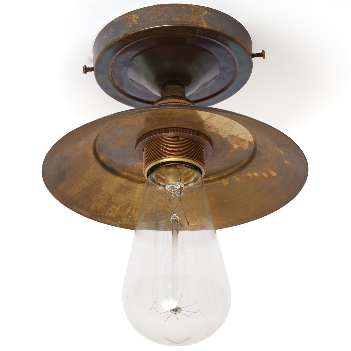 Simple ceiling light with flat shade Simple ceiling light with flat shade