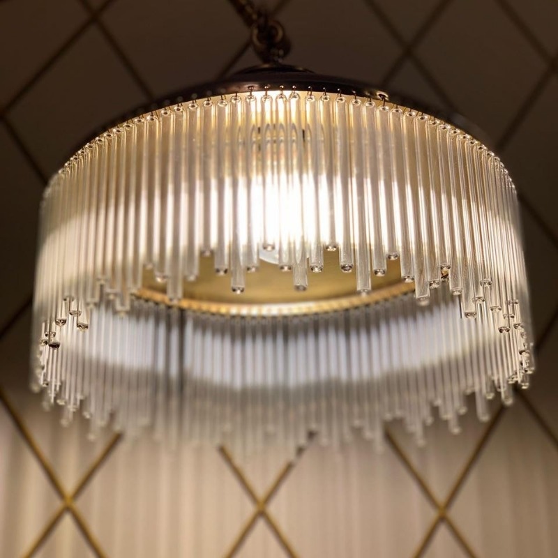 WIENER Jugendstil-Kristallglas-Stehleuchte, Bild 5 WIENER Jugendstil-Kristallglas-Stehleuchte, Bild 5