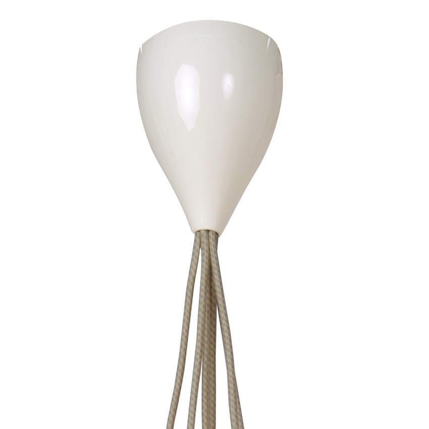 Bündel aus 6 oder 9 schlanken Porzellan-Lampen, Bild 2