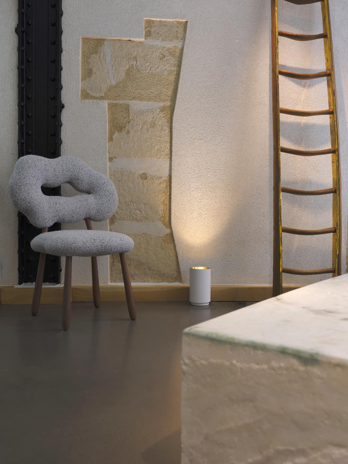 TOBO Floor Spotlight with Brass Reflector, Fig. 7 TOBO Floor Spotlight with Brass Reflector, Fig. 7