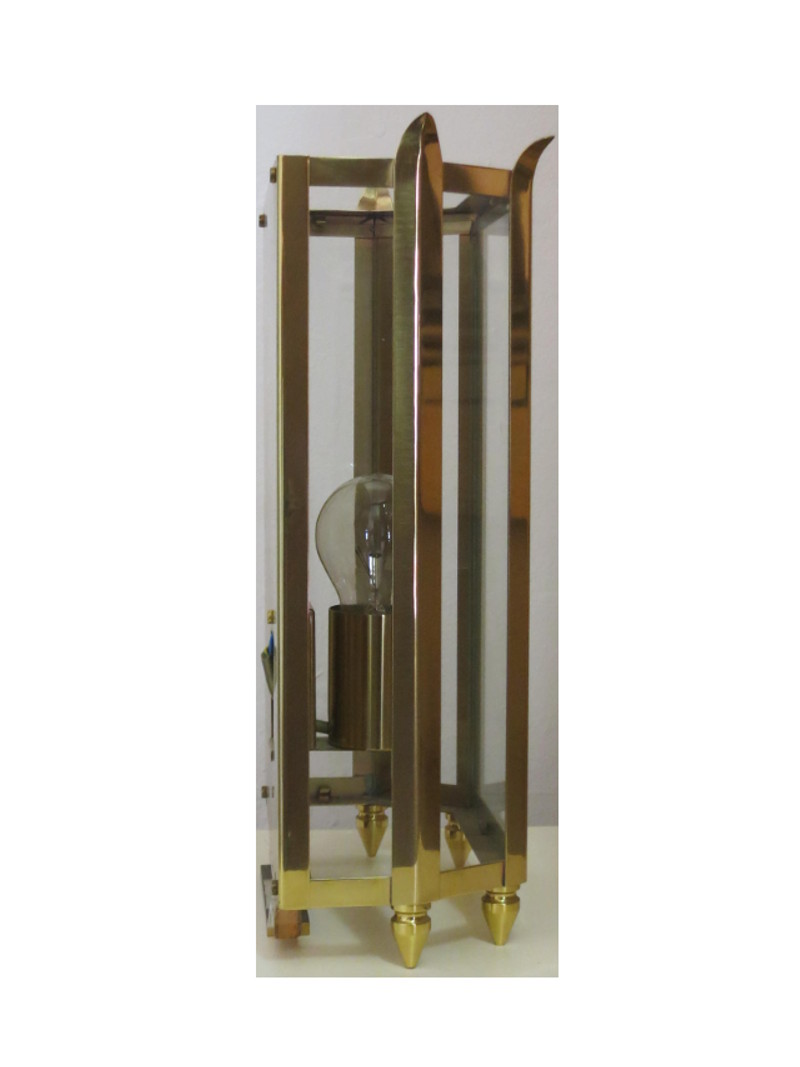 Große Empirestil-Wandleuchte aus Messing oder Kupfer, Bild 2 Große Empirestil-Wandleuchte aus Messing oder Kupfer, Bild 2