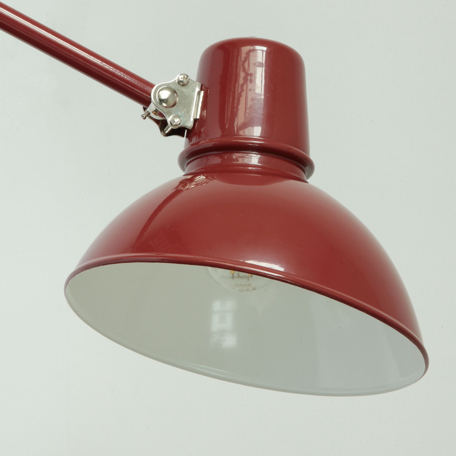 FRANKFURT Jointed Wall Light in Bauhaus Style: RAL 3009