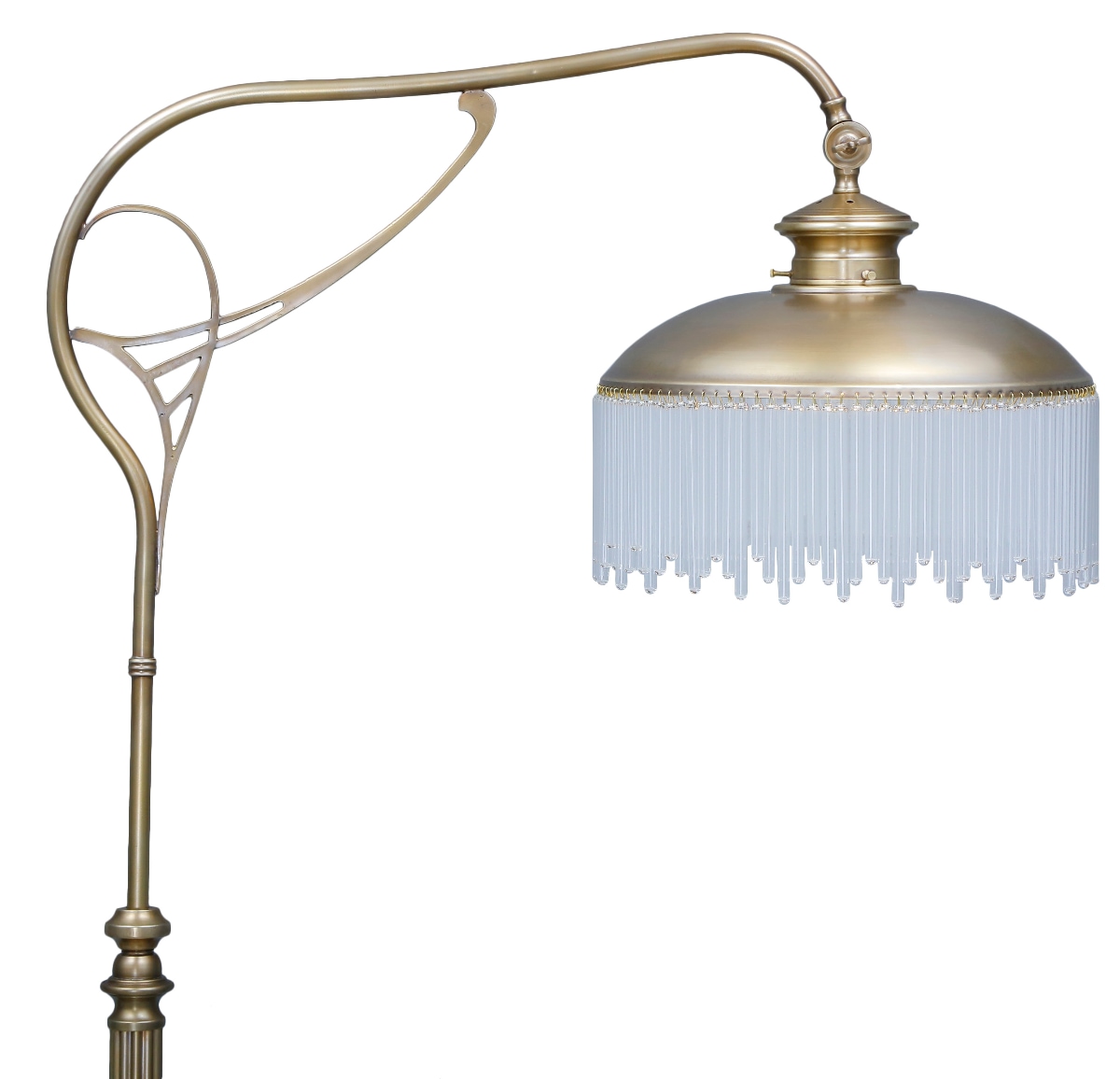 WIENER Jugendstil-Kristallglas-Stehleuchte, Bild 3 WIENER Jugendstil-Kristallglas-Stehleuchte, Bild 3