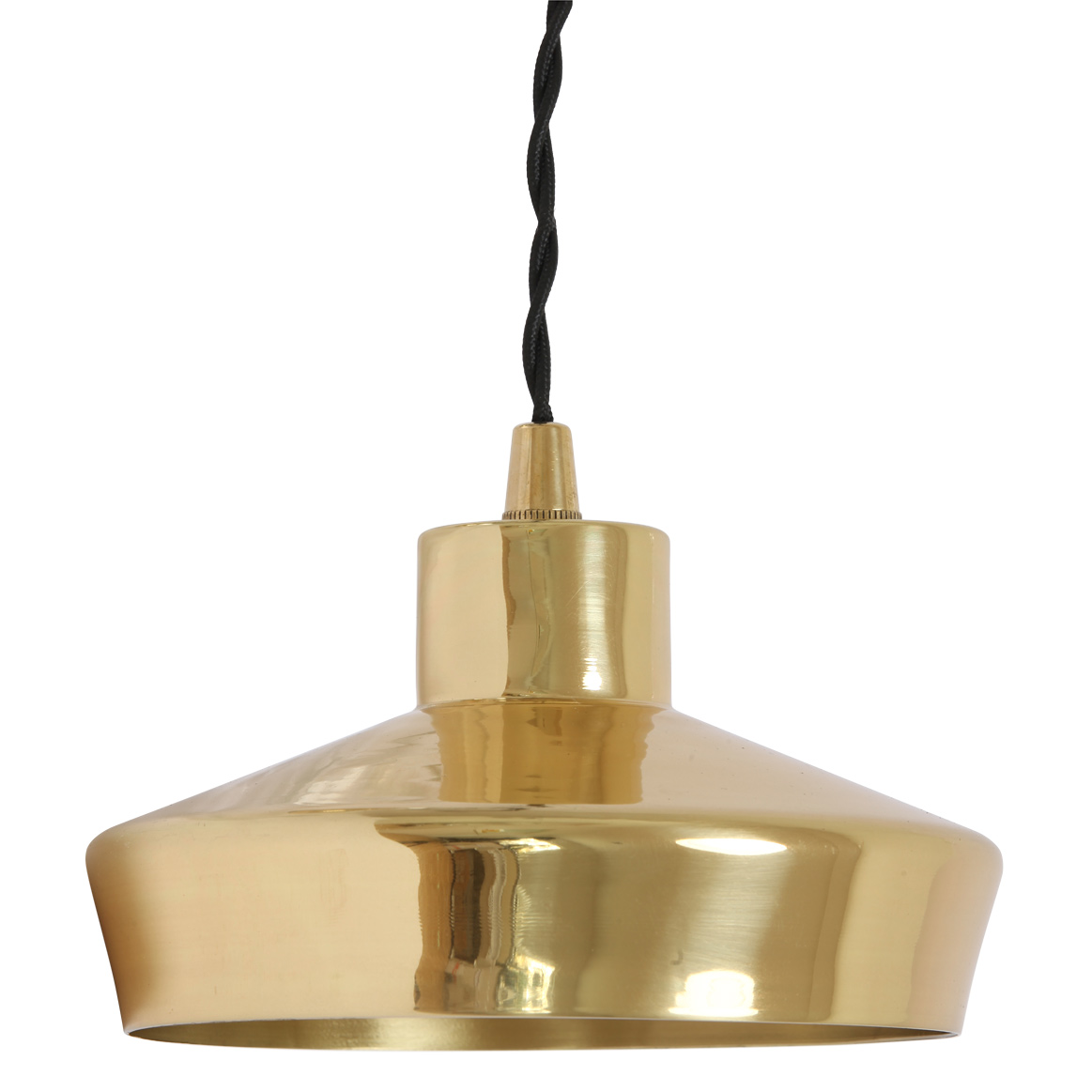 Kleine Pendellampe aus Messing SPLENDID Ø 16 cm Kleine Pendellampe aus Messing SPLENDID Ø 16 cm