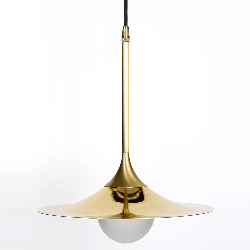 Kugel-Hängeleuchte mit flachem Reflektor YSS1 DISC Kugel-Hängeleuchte mit flachem Reflektor YSS1 DISC