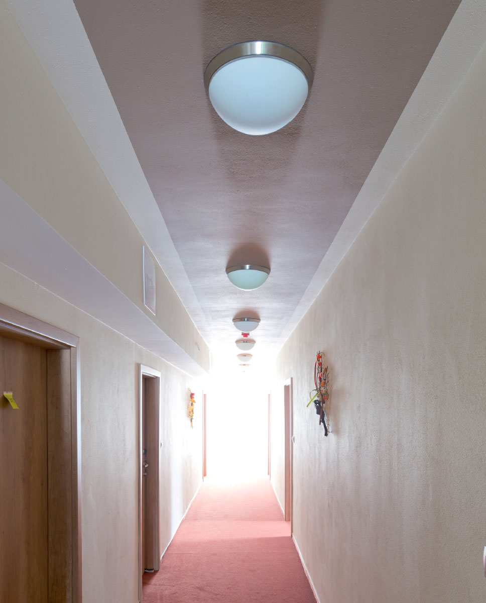 Bild 12: Klassische Flur-Leuchte Opalglas-Deckenleuchte mit Zierring AURORA R1, Ø 22 bis 49 cm: Klassische Flur-Leuchte