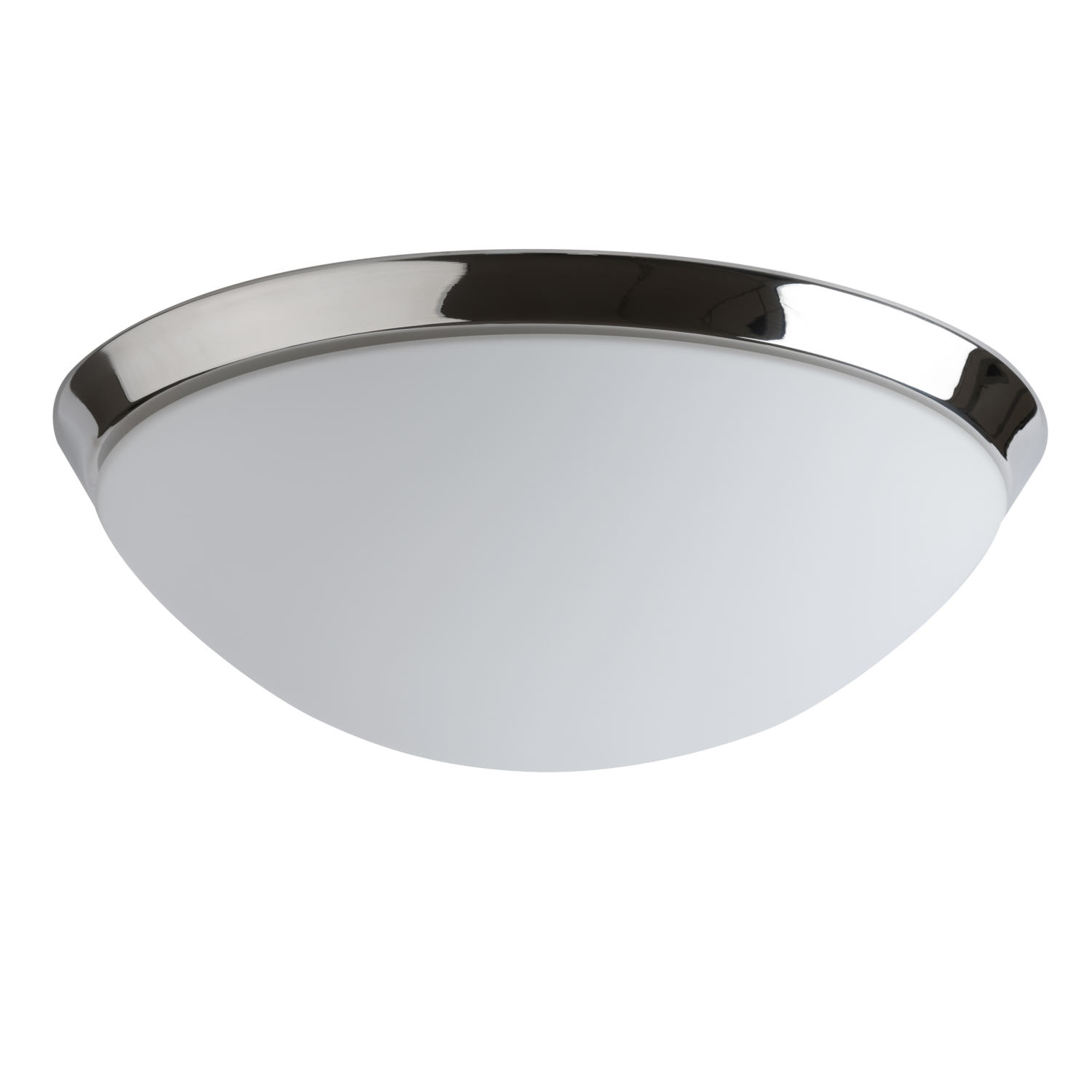 Bild 5: Ø 35 cm, poliert Opalglas-Deckenleuchte mit Zierring AURORA R1, Ø 22 bis 49 cm: Ø 35 cm, poliert