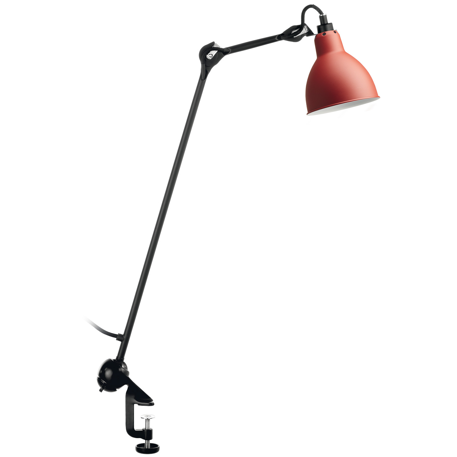 Architektenlampe N° 201 Klemmleuchte mit rundem Schirm Architektenlampe N° 201 Klemmleuchte mit rundem Schirm