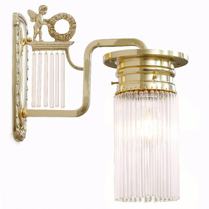 Floreale-style crystal glass wall lamp VENEZIA I