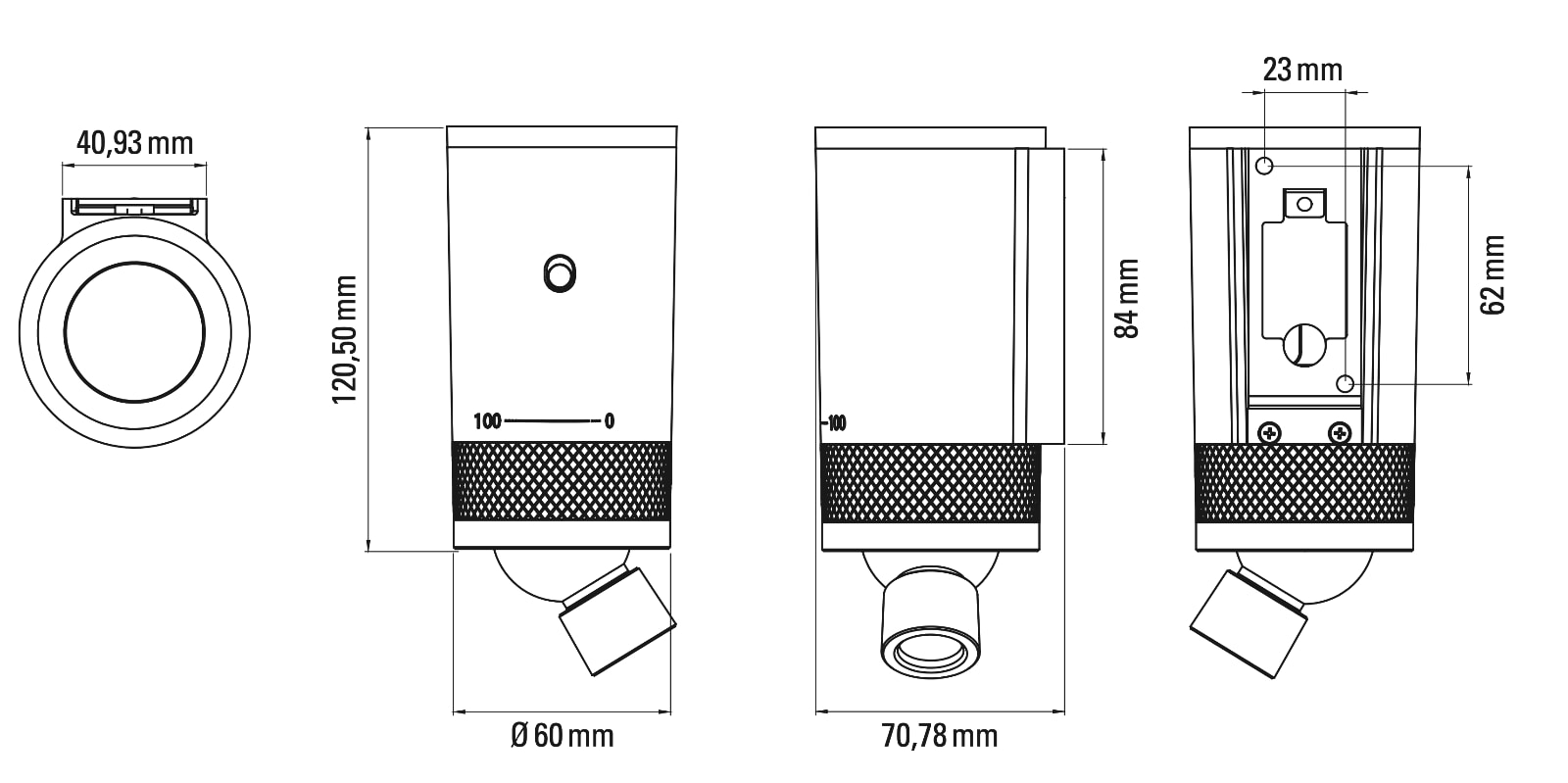 Dimmbarer Wandstrahler mit Up-Light, Bild 11