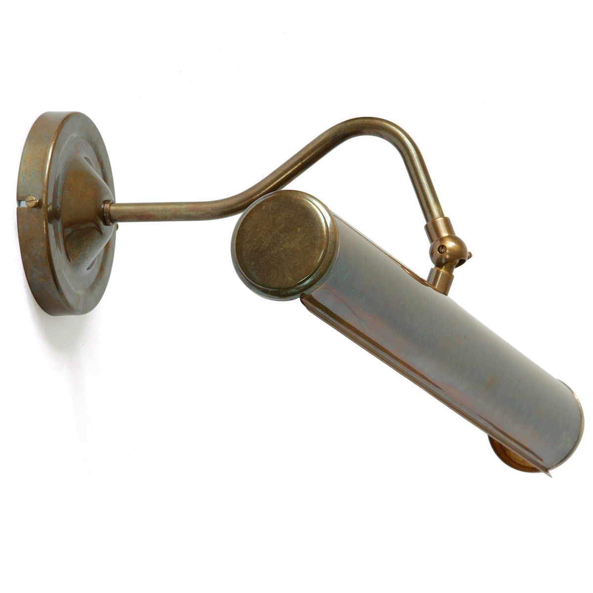 Nostalgic wall picture light (35 cm) made of brass Nostalgic wall picture light (35 cm) made of brass