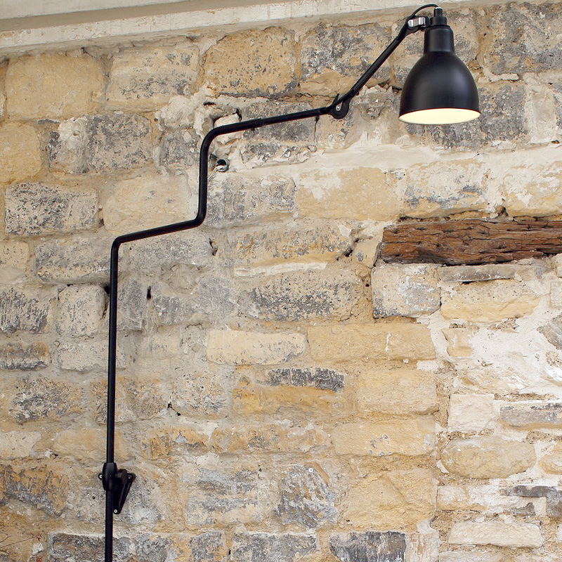 XL-Wandleuchte mit langem, schwenkbaren Ausleger N° 217 XL
