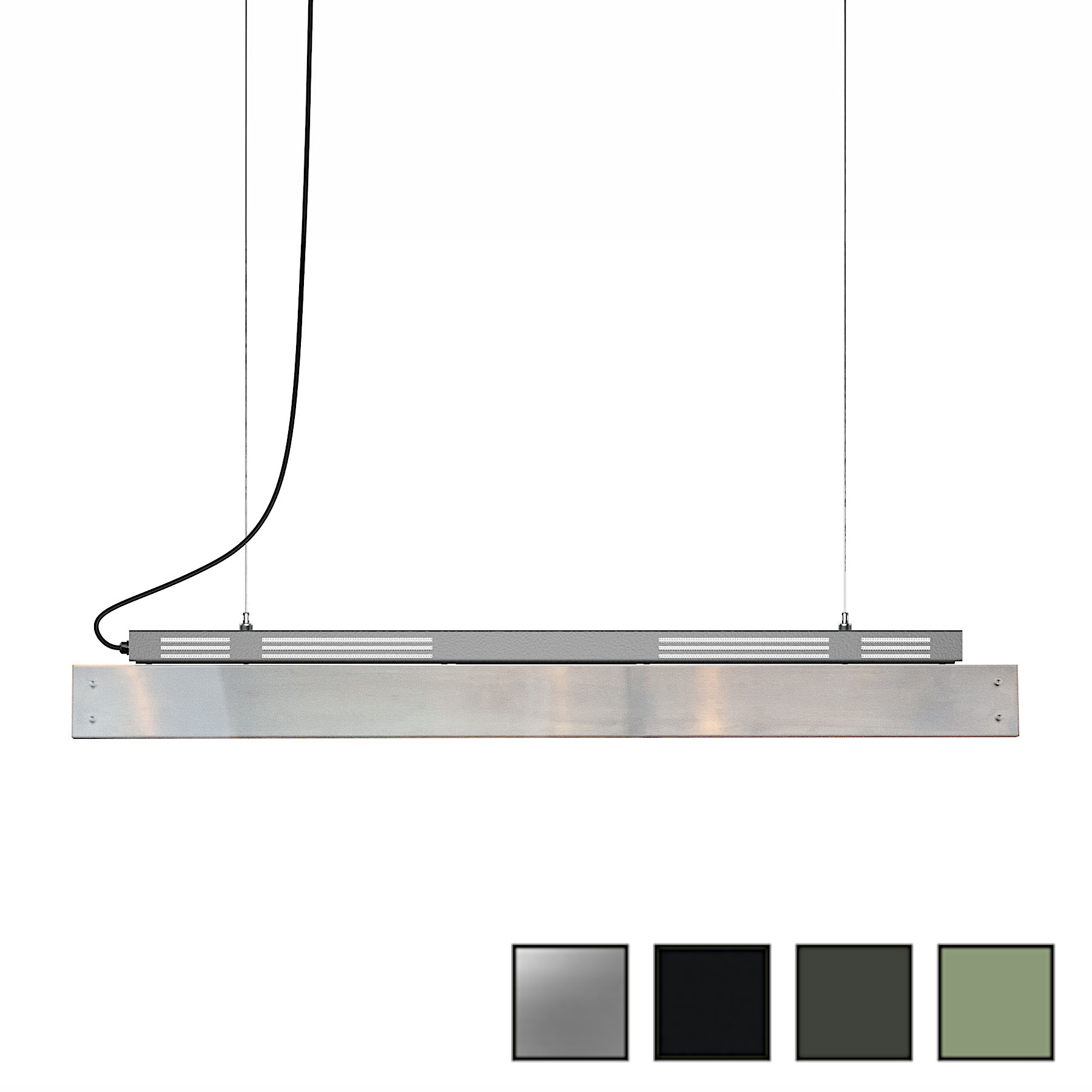 ATELIER – Aluminium-Pendelleuchte im Industiestil