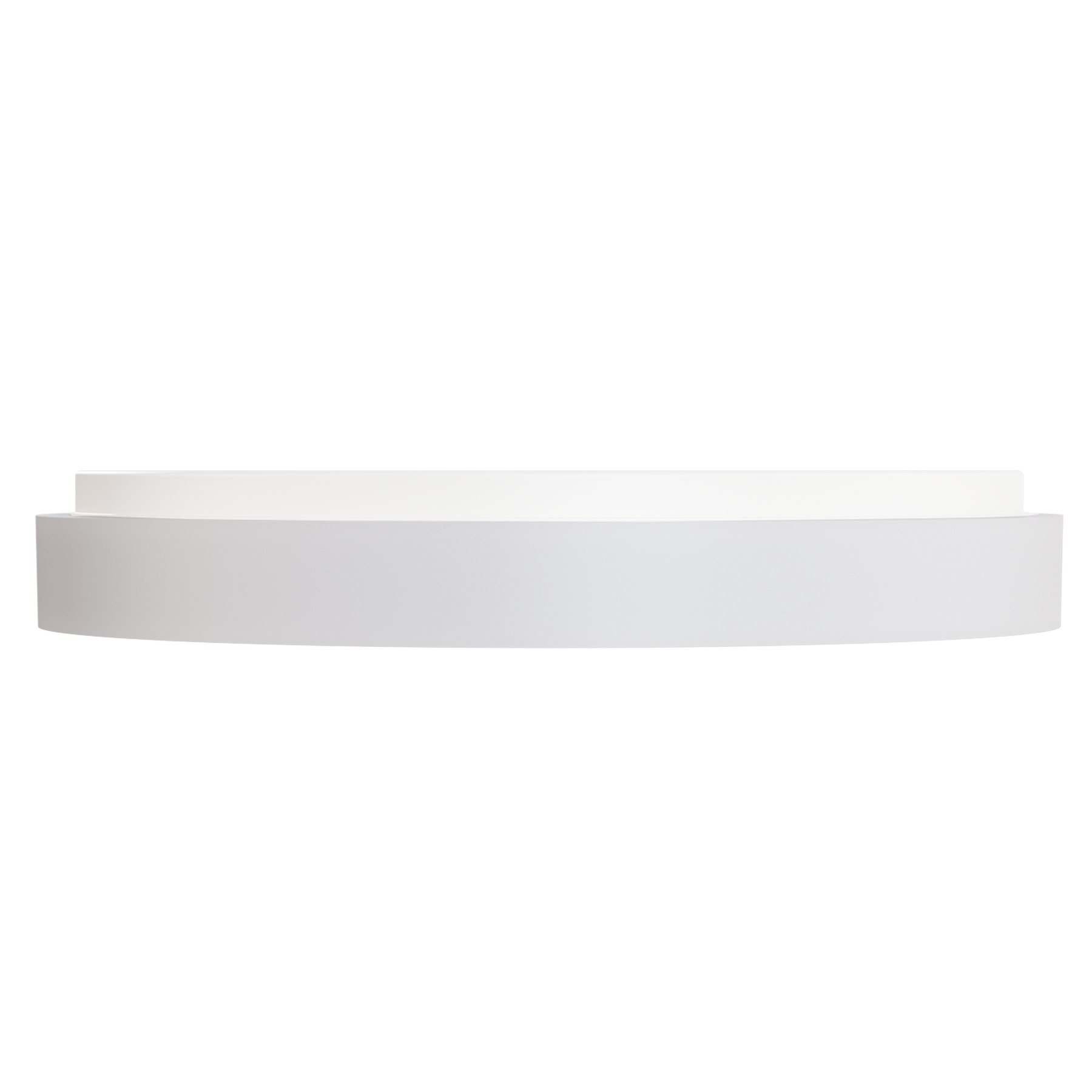 Extra-flache LED-Deckenleuchte mit Opalglas CATRINA, Ø 37–50 cm: Kleines Modell S der flachen Deckenleuchte mit 37,5 cm Durchmesser