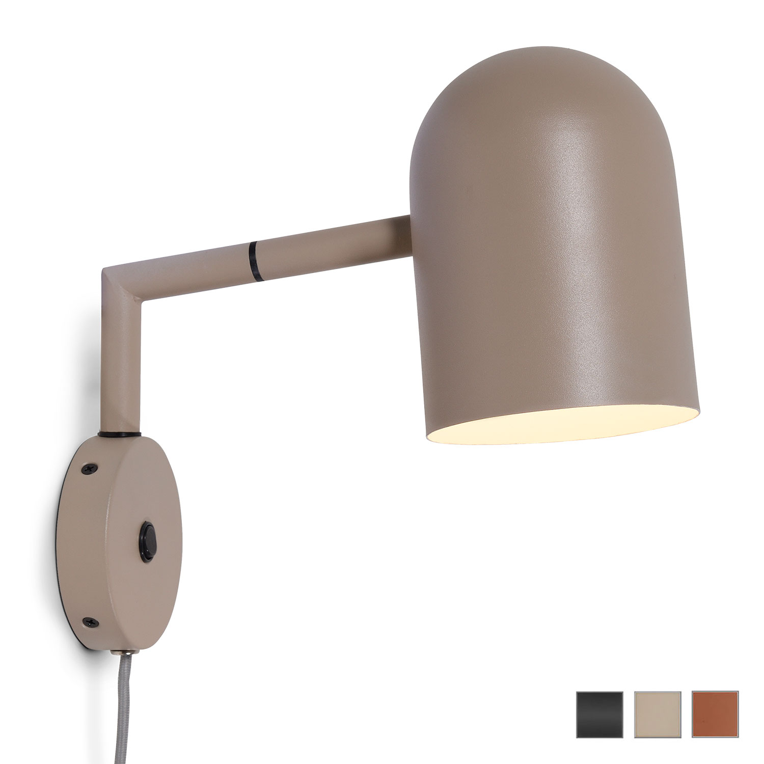 Contemporary Design: Adjustable Wall Sconce, three colours Contemporary Design: Adjustable Wall Sconce, three colours