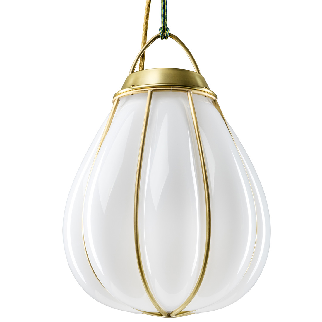 Exklusive Manufaktur-Hängeleuchte aus Messing und Glas HOBO Exklusive Manufaktur-Hängeleuchte aus Messing und Glas HOBO