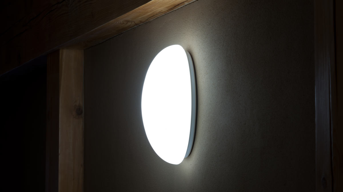 Ovale Glas-Deckenleuchte ALVA mit Zierblende, Bild 13