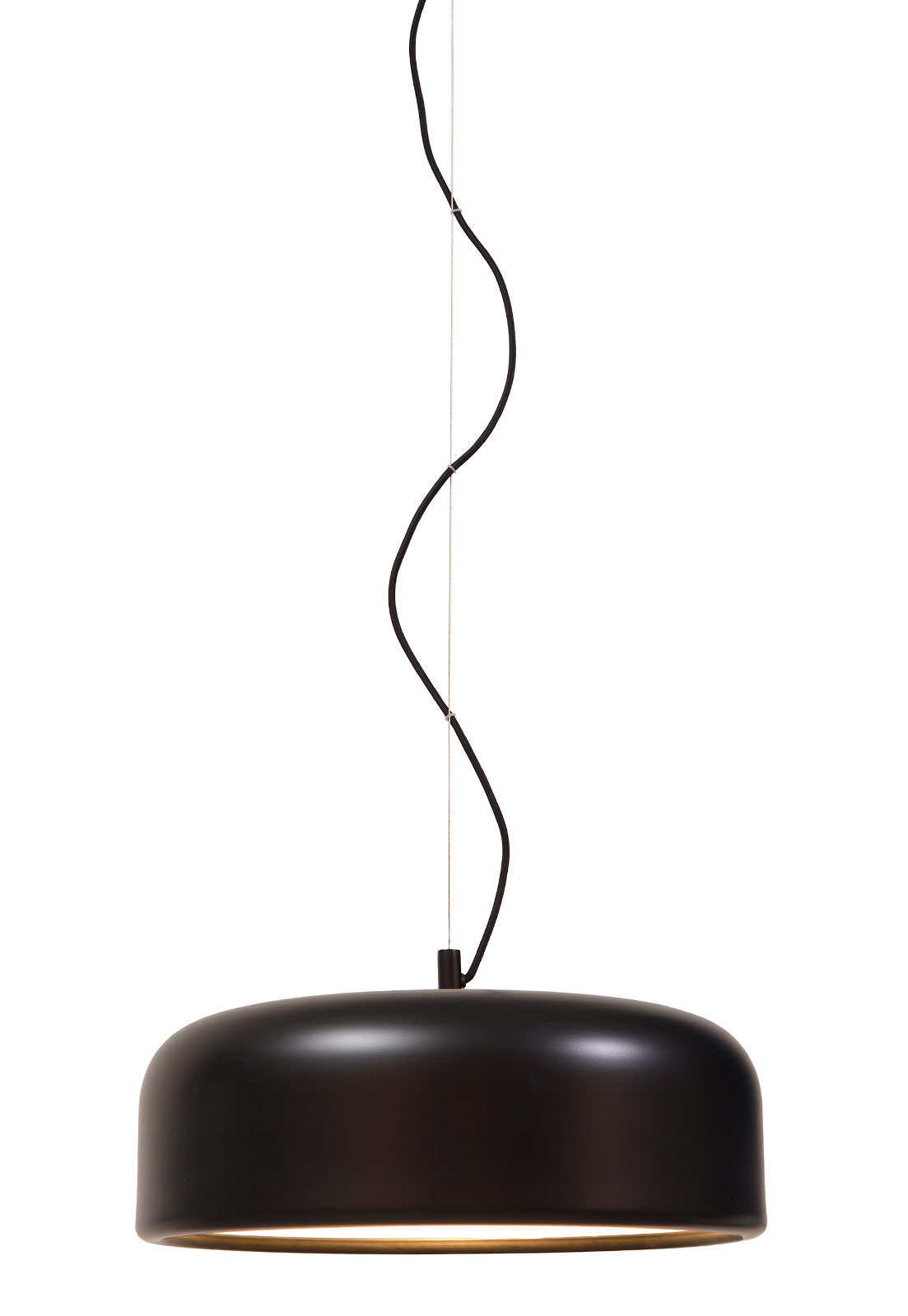 Moderne Esstisch-Hängeleuchte am Stahlseil, Ø 48 cm, Bild 12