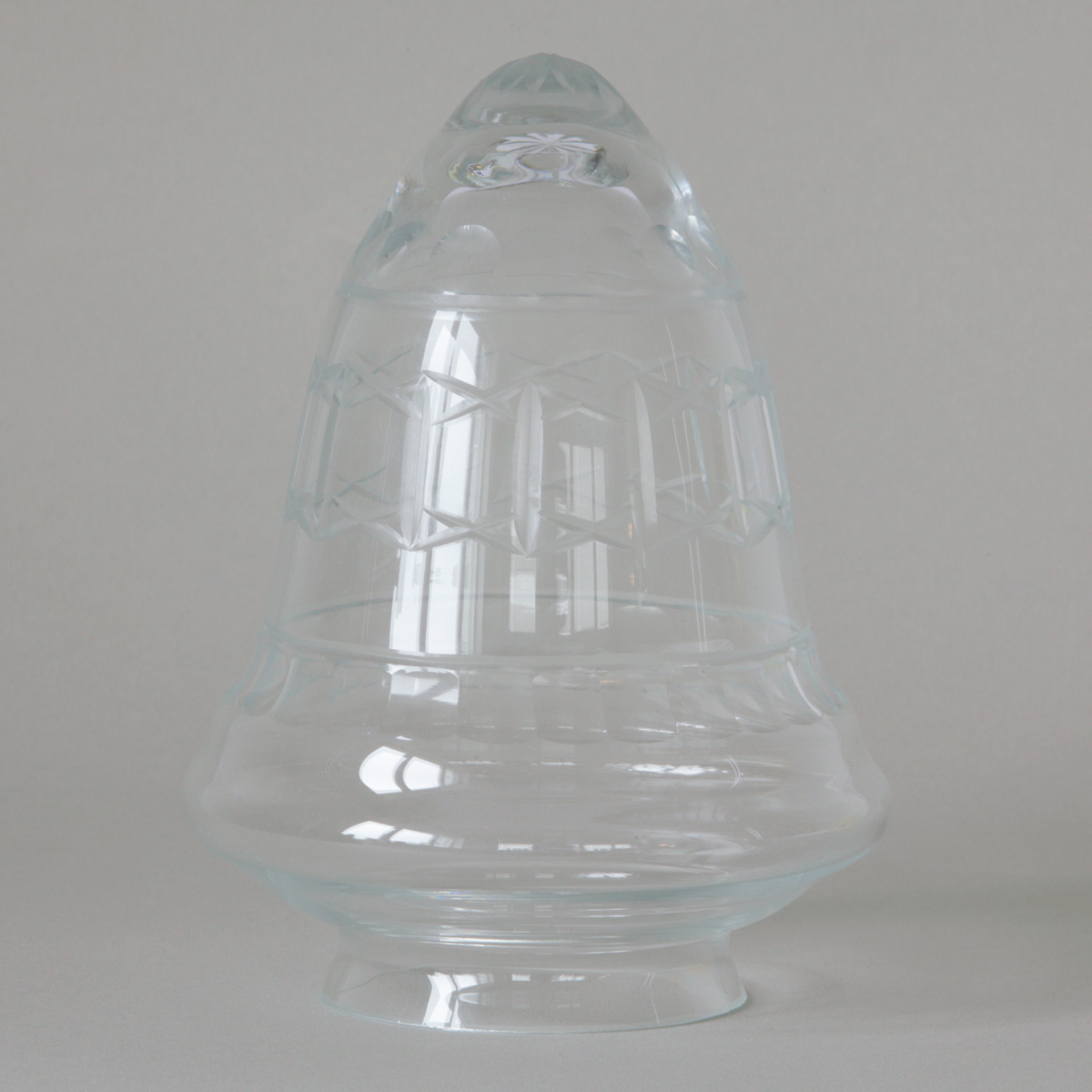 Rohr-Pendelleuchte mit geschliffenem Kristallglas, Bild 8