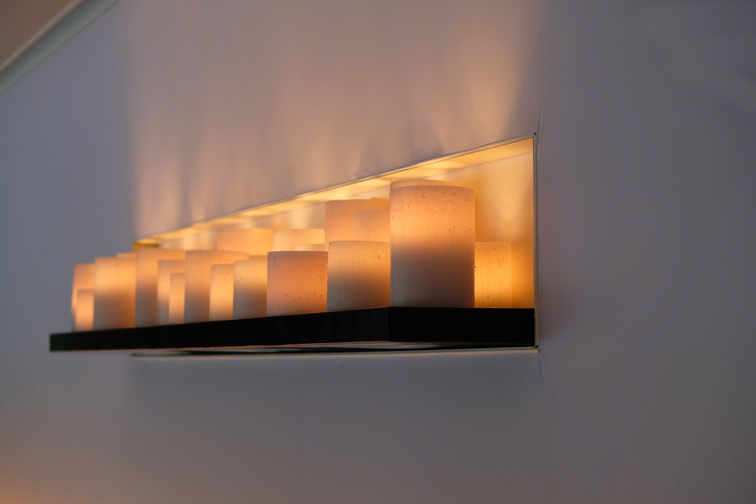BELLEFO Kerzen-Wandleuchte aus Messing 60, 80 oder 120 cm, Bild 5