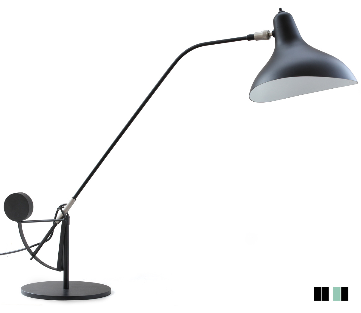 MANTIS BS3 Tischleuchte im Mid-Century Design der 50er Jahre MANTIS BS3 Tischleuchte im Mid-Century Design der 50er Jahre