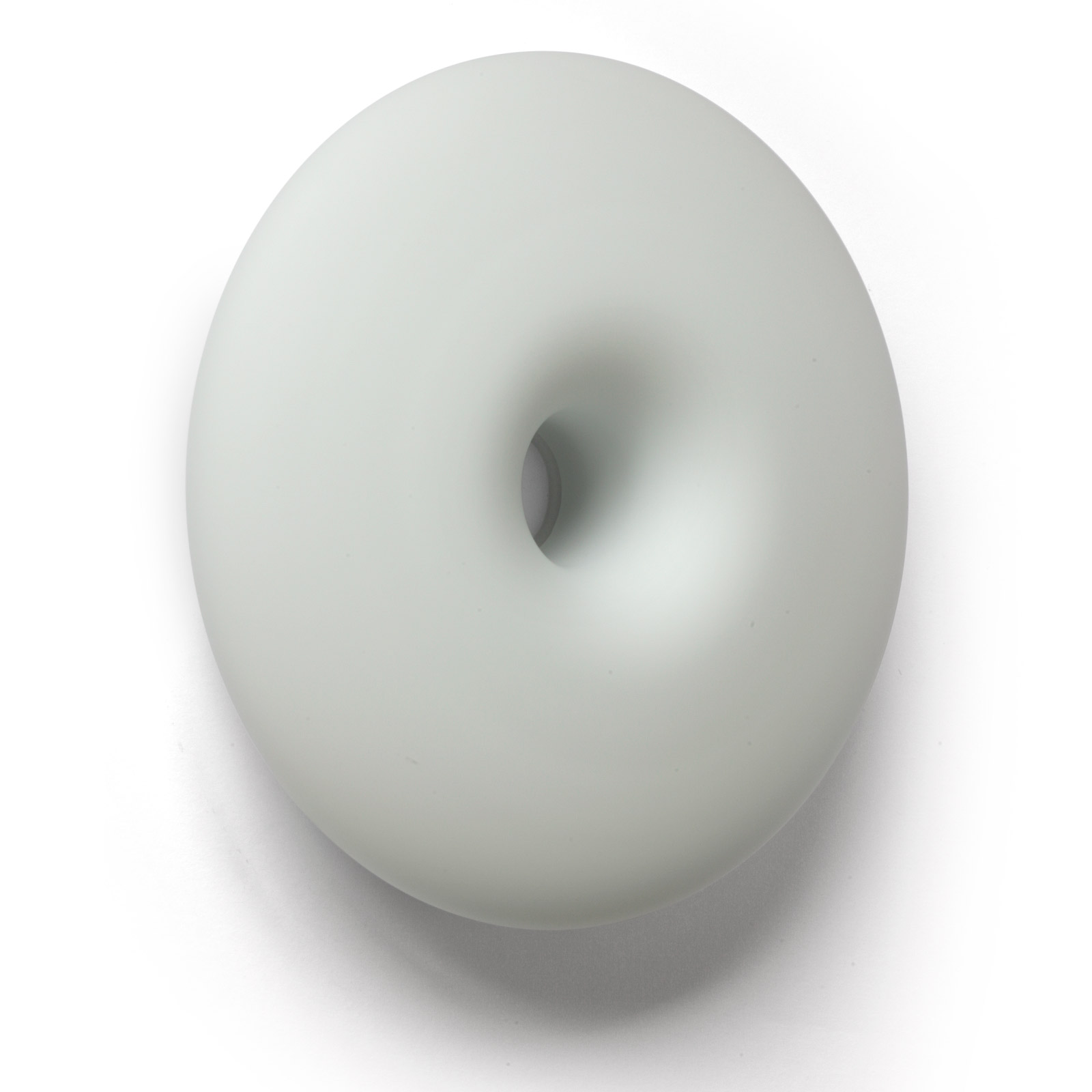 Ringförmige Opalglas-Wandleuchte DONA, Ø 35/49 cm