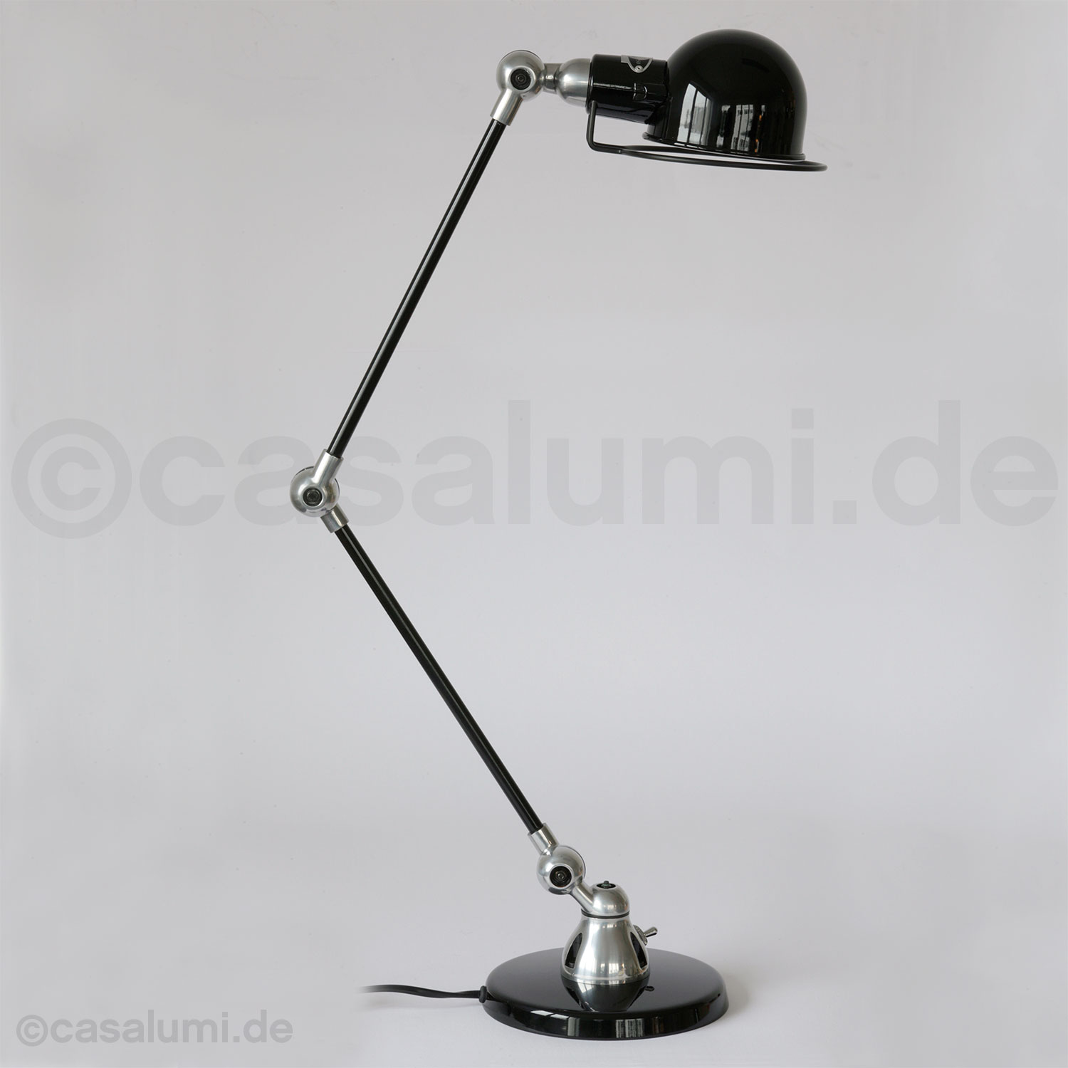 Bild 8: Kombi-Ausführung Glanz-Lack mit polierten Stahl-Gelenken Kleine Tischleuchte SIGNAL SI333: Kombi-Ausführung Glanz-Lack mit polierten Stahl-Gelenken