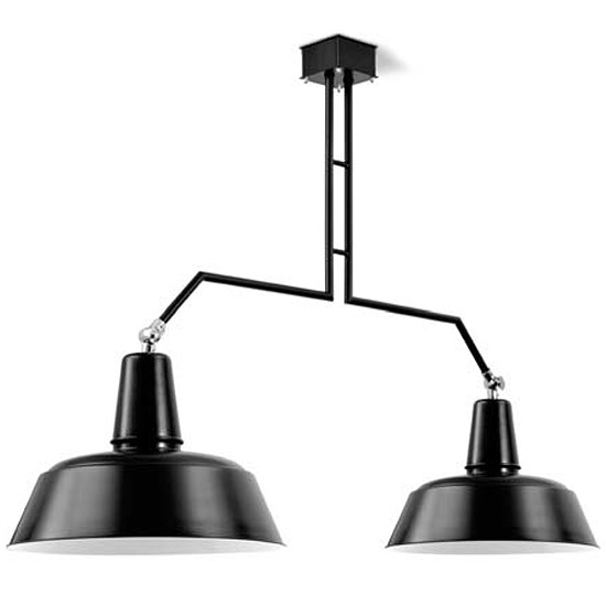 BERLIN Double-hinged ceiling light