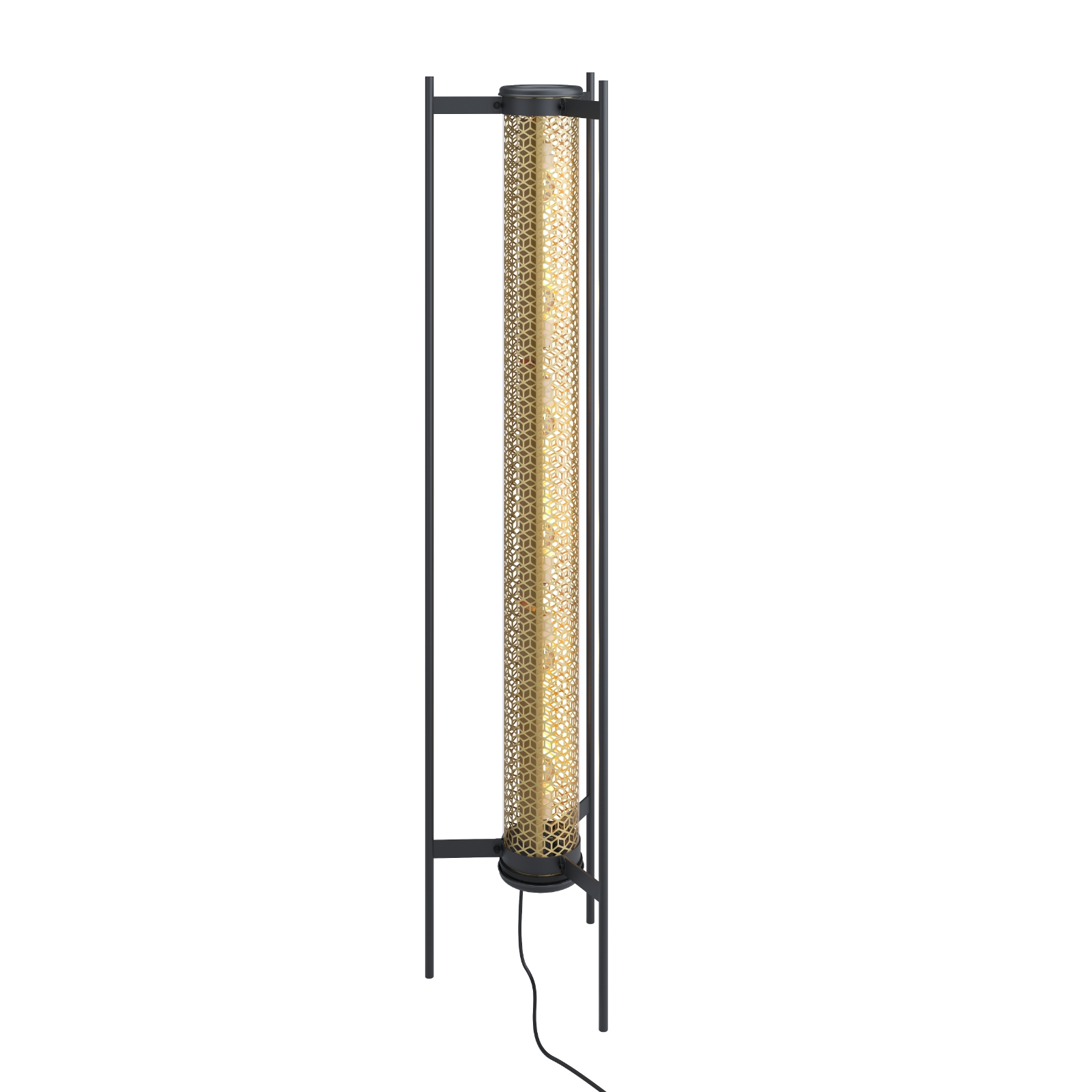 VENDÔME FLOOR Design Floor Light with Golden Perforated Grid, Fig. 6 VENDÔME FLOOR Design Floor Light with Golden Perforated Grid, Fig. 6