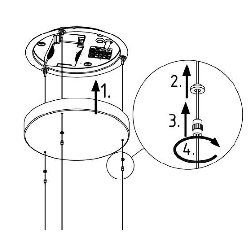 Schlichte gewölbte Schalen-Hängeleuchte RAKIS LED, Ø bis 45 cm, Bild 10 Schlichte gewölbte Schalen-Hängeleuchte RAKIS LED, Ø bis 45 cm, Bild 10